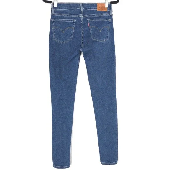 LEVI’S PREMIUM Women’s Jeans 711 Skinny Size 27 Distressed Stretch Cotton - Picture 9 of 12